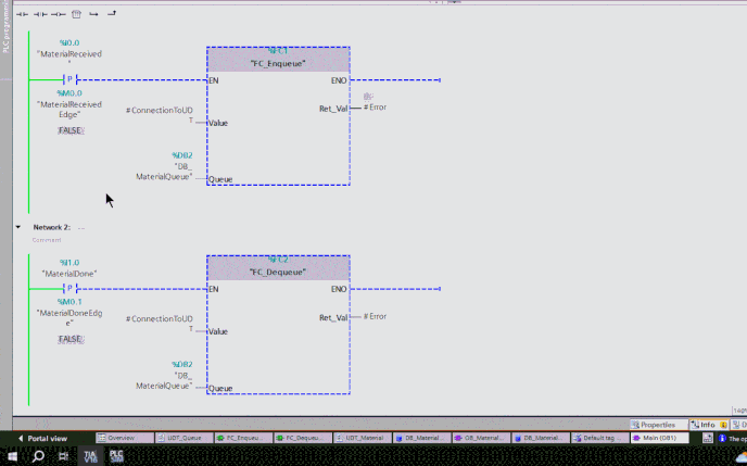 Figure 3.19 - Siemens TIA Portal PLC Data Blocks | Simulating the execution of an Array data block