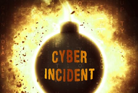 bomb with label cyber incident