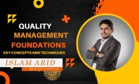 visual representation of essential concepts and techniques in quality management foundations