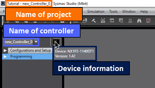 Figure 1.7 - Omron PLC Programming | How to check the information of an added device