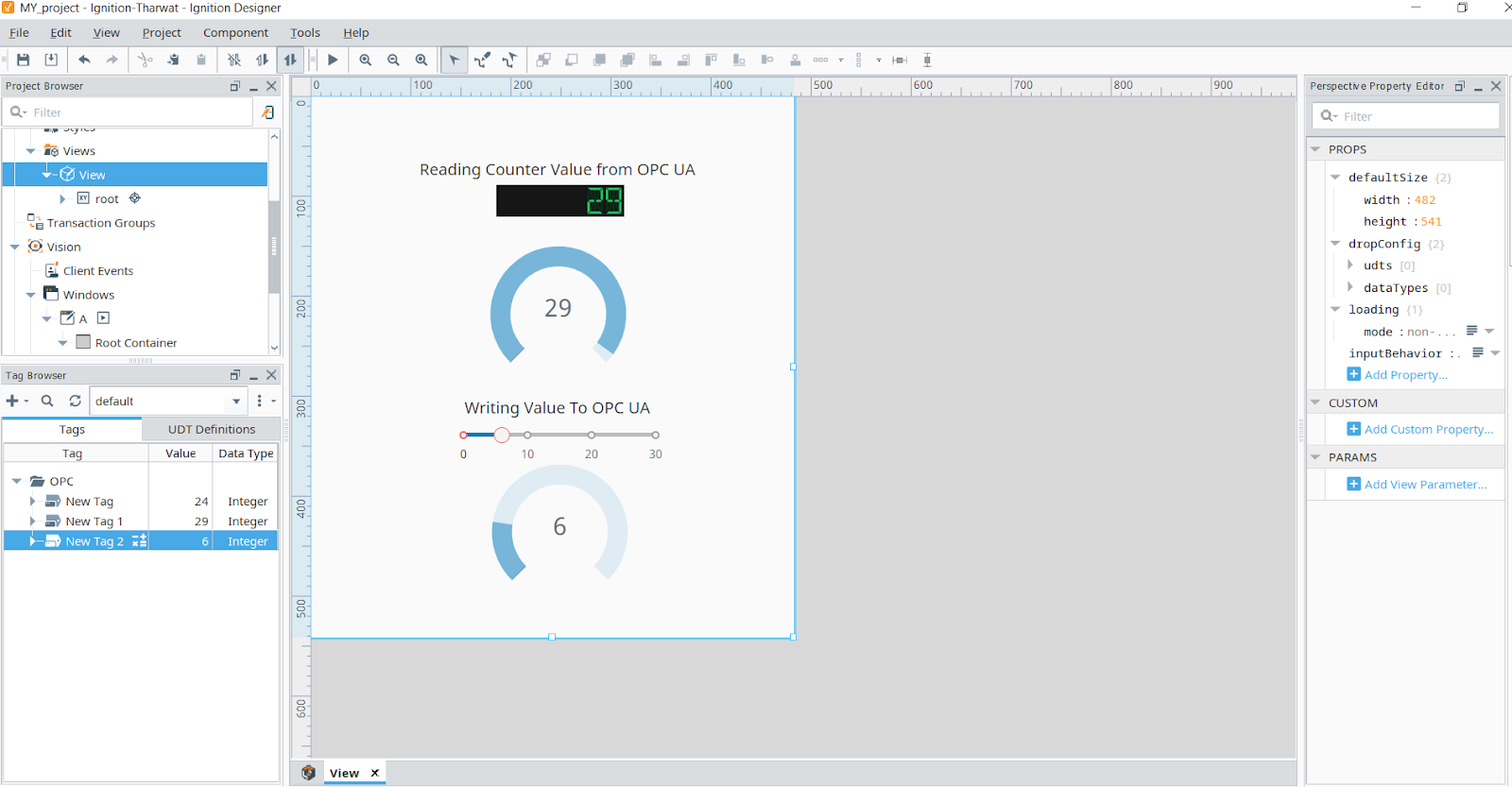 Figure 2.8 – Ignition | Simple Perspective view